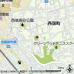 東京都大田区西嶺町24-4周辺の地図