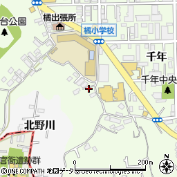 神奈川県川崎市高津区千年1111周辺の地図