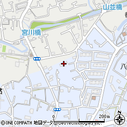 東京都町田市山崎町396周辺の地図