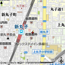 ダイソー新丸子店周辺の地図