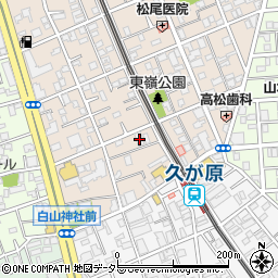 東京都大田区東嶺町33-4周辺の地図