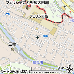 東京都町田市三輪町149周辺の地図