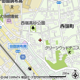 東京都大田区西嶺町26-9周辺の地図