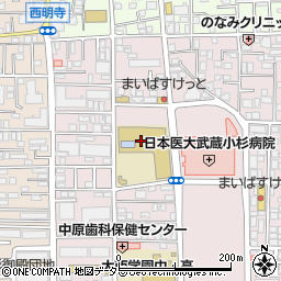 川崎市立小杉小学校周辺の地図