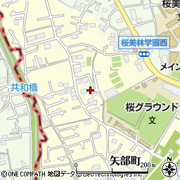 東京都町田市矢部町2812周辺の地図