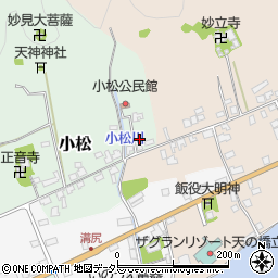 京都府宮津市小松315周辺の地図