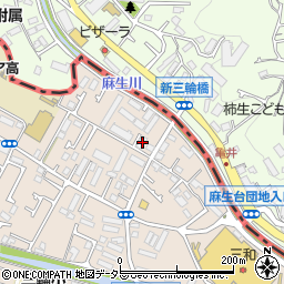 東京都町田市三輪町267周辺の地図