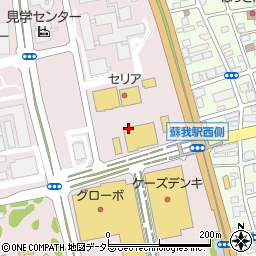 びっくりドンキー千葉蘇我店周辺の地図