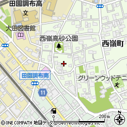 東京都大田区西嶺町26周辺の地図