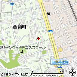 東京都大田区西嶺町14-16周辺の地図