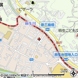 東京都町田市三輪町272周辺の地図