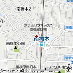 ローソン・スリーエフ南橋本駅前店周辺の地図