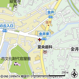 ツクイ町田金井周辺の地図