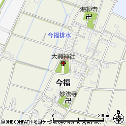 大興神社周辺の地図