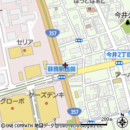 松屋蘇我店周辺の地図