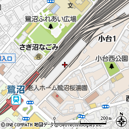 東京メトロ鷺沼工場周辺の地図