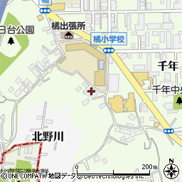 神奈川県川崎市高津区千年1123-1周辺の地図