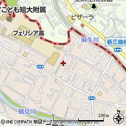 東京都町田市三輪町202周辺の地図