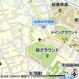 東京都町田市矢部町2831周辺の地図