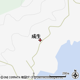 京都府舞鶴市成生551周辺の地図