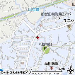 東京都町田市山崎町354周辺の地図