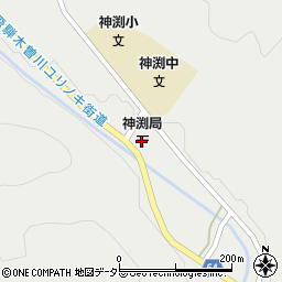 神渕郵便局 ＡＴＭ周辺の地図