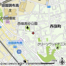 東京都大田区西嶺町26-7周辺の地図
