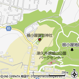 根小屋諏訪神社周辺の地図