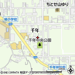 神奈川県川崎市高津区千年813-4周辺の地図