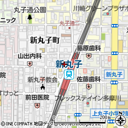 株式会社エイブル　新丸子店周辺の地図