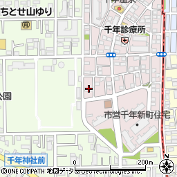 神奈川県川崎市高津区千年新町38周辺の地図