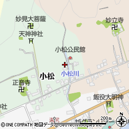 京都府宮津市小松254周辺の地図