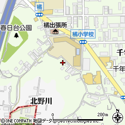 神奈川県川崎市高津区千年1123-2周辺の地図