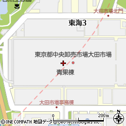 大田市場・青果仲卸　株式会社マルキチフーズ周辺の地図