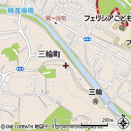 東京都町田市三輪町1754周辺の地図