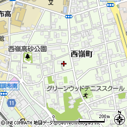東京都大田区西嶺町28周辺の地図