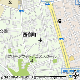 東京都大田区西嶺町12-17周辺の地図