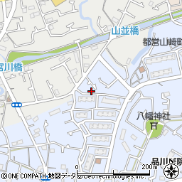 東京都町田市山崎町416周辺の地図
