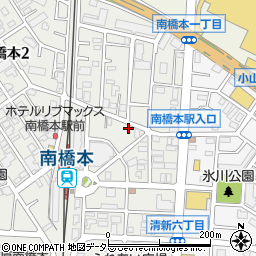 鮮魚と厳選銘酒 くつろぎ処たか坊 南橋本周辺の地図