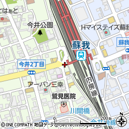 千葉中央警察署蘇我駅前交番周辺の地図