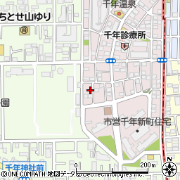 神奈川県川崎市高津区千年新町38-7周辺の地図