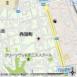 東京都大田区西嶺町12-16周辺の地図