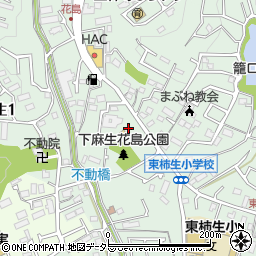 ローソンＬＴＦ下麻生店周辺の地図