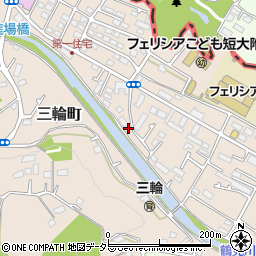 東京都町田市三輪町85周辺の地図