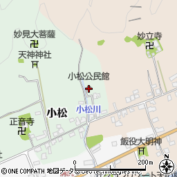 京都府宮津市小松302周辺の地図