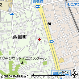 東京都大田区西嶺町13-13周辺の地図