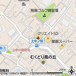 ペットショップビーウエスト・相模原下九沢店周辺の地図