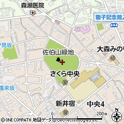 東京都大田区中央5丁目30周辺の地図