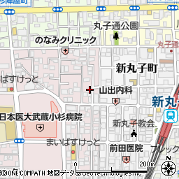 ＹｅｓＥｎｇｌｉｓｈＳｃｈｏｏｌ新丸子校周辺の地図
