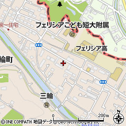 東京都町田市三輪町114周辺の地図